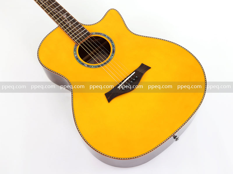 41-inch Spruce Top Gloss Finish Acoustic Guitar (TY-005)