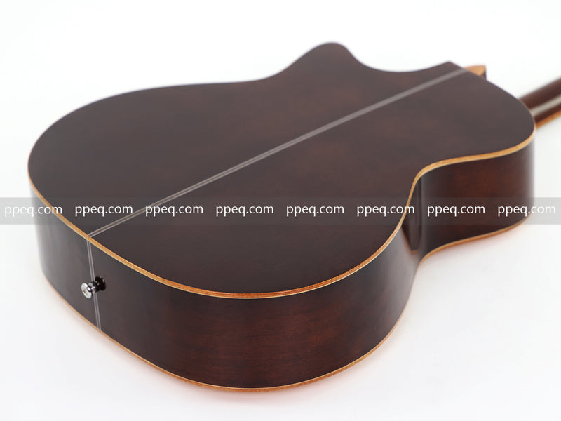 41-inch Spruce Top Gloss Finish Acoustic Guitar (TY-005)