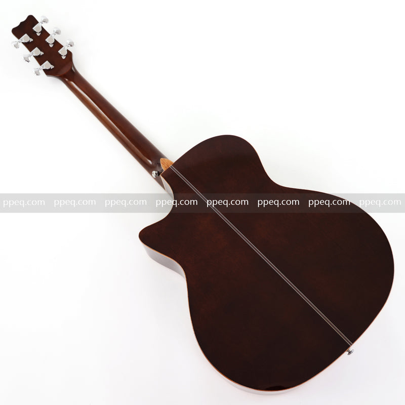 41-inch Spruce Top Gloss Finish Acoustic Guitar (TY-005)