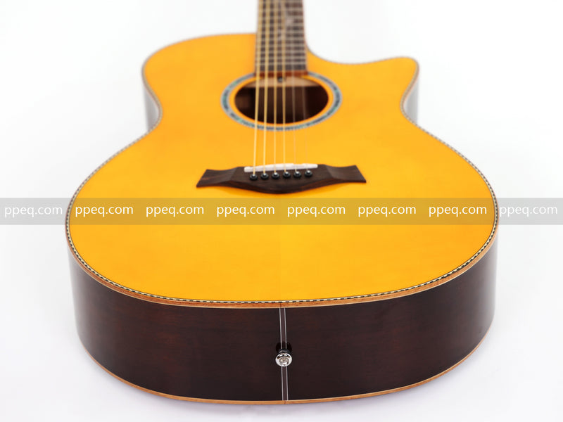 41-inch Spruce Top Gloss Finish Acoustic Guitar (TY-005)