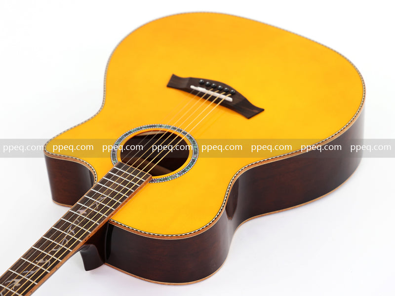 41-inch Spruce Top Gloss Finish Acoustic Guitar (TY-005)