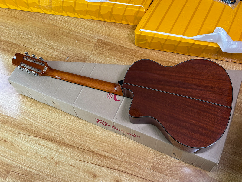 41-inch Richwood Gypsy Acoustic Guitar (RM70NA, not copy)