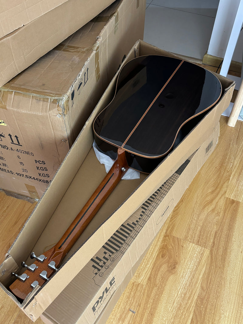 41-inch Rosewood Back & Sides Acoustic Guitar with Gloss Finish (TY-011)