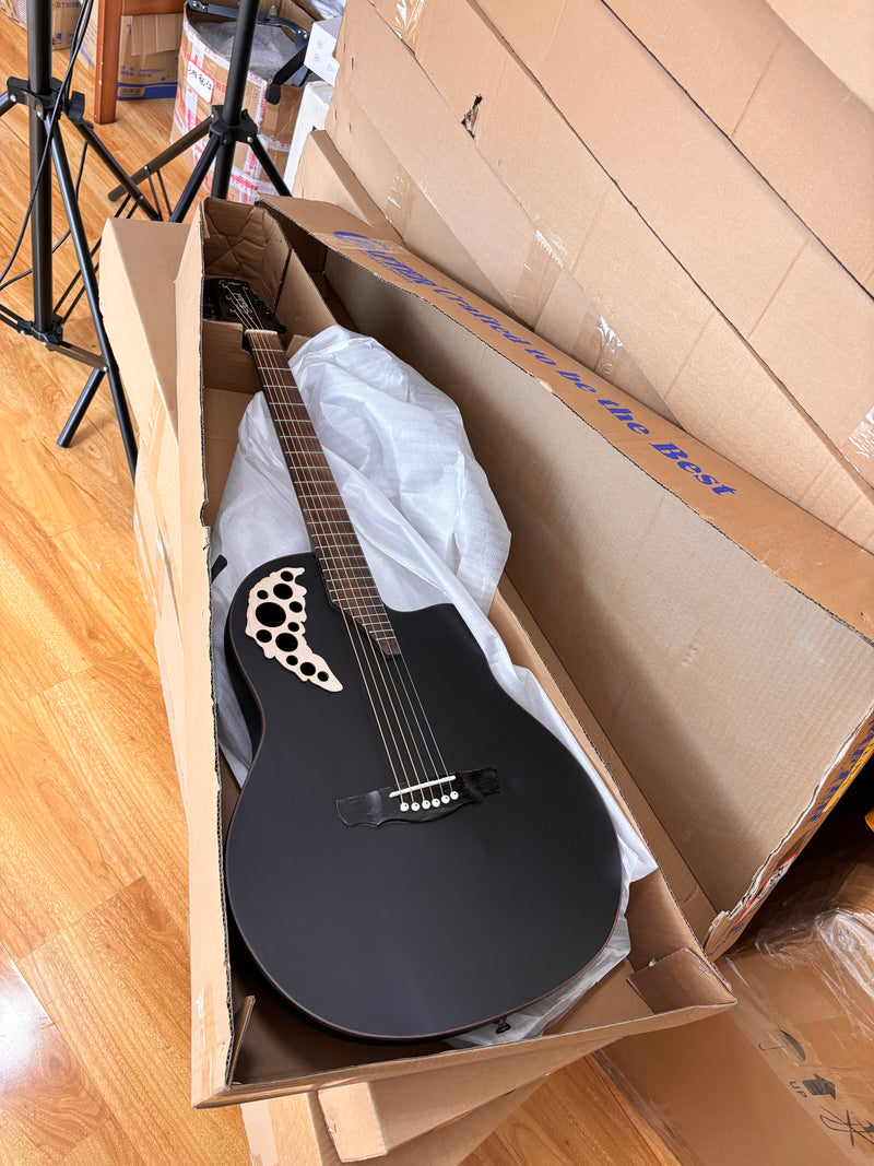 41-inch Roundback Acoustic Guitar with Satin Finish (YMZ-276)