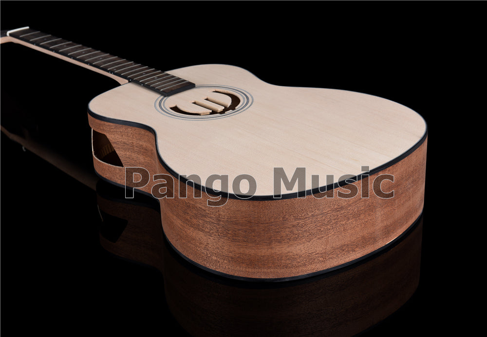 41 Inch Solid Spruce Top DIY Acoustic Guitar Kit with Euro Sound Hole (PFA-996)