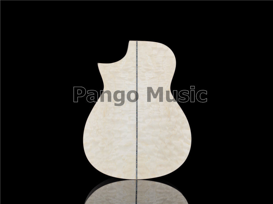 41 Inch Solid Spruce Top DIY Acoustic Guitar Kit with Quilted Maple Veneer (PFA-989)