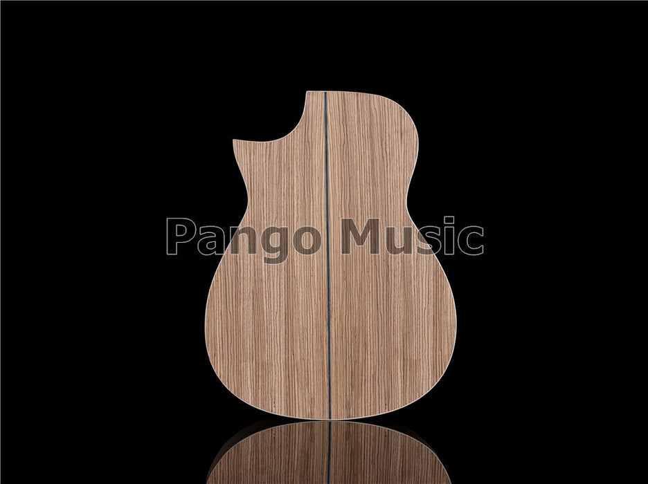 41 Inch Solid Spruce Top DIY Acoustic Guitar Kit with Zebrawood Veneer (PFA-990)