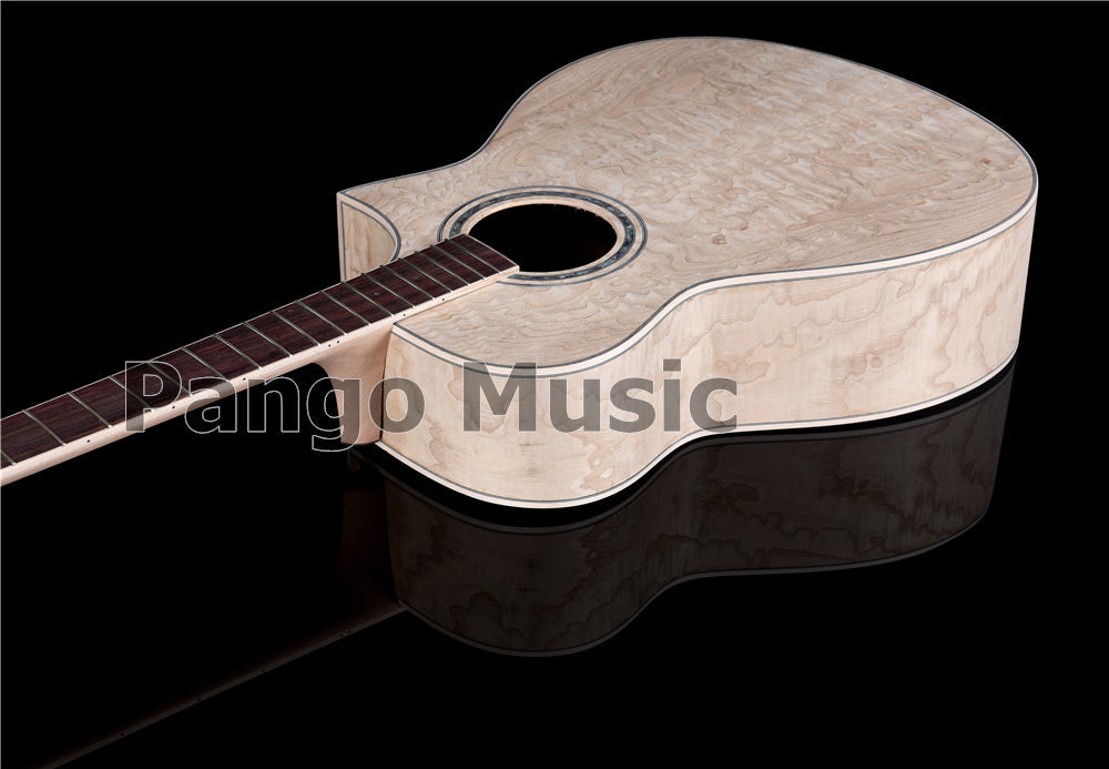 41 Inch Solid Spruce Top DIY Acoustic Guitar Kit with Ash Veneer (PFA-988)