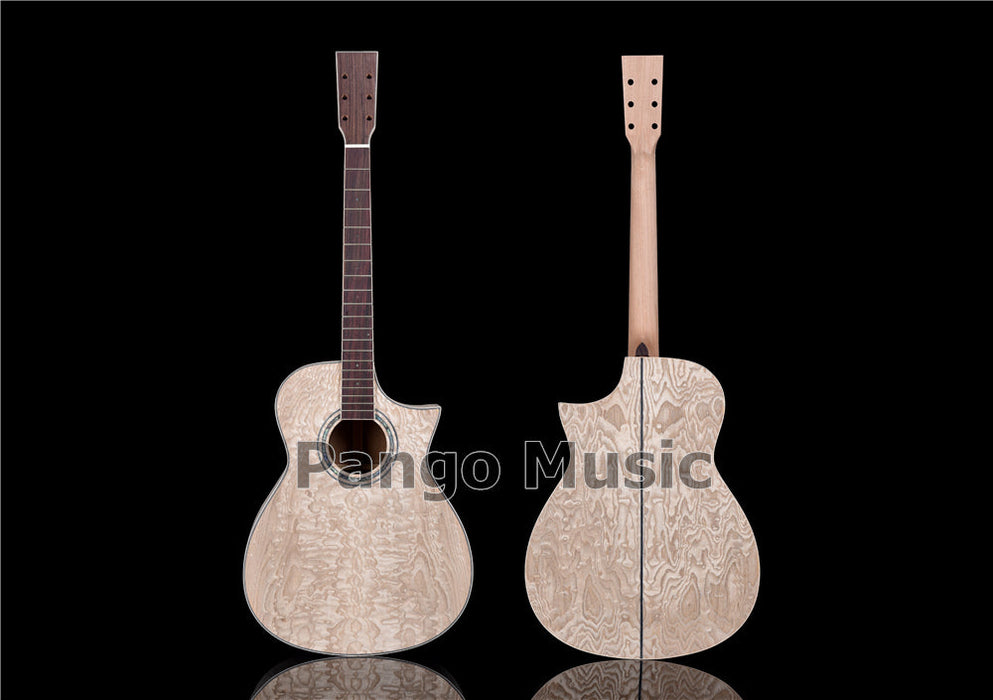 41 Inch Solid Spruce Top DIY Acoustic Guitar Kit with Ash Veneer (PFA-988)