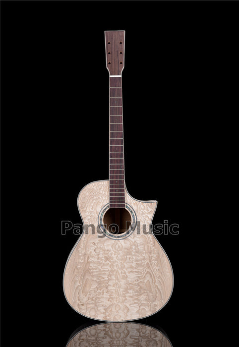 41 Inch Solid Spruce Top DIY Acoustic Guitar Kit with Ash Veneer (PFA-988)