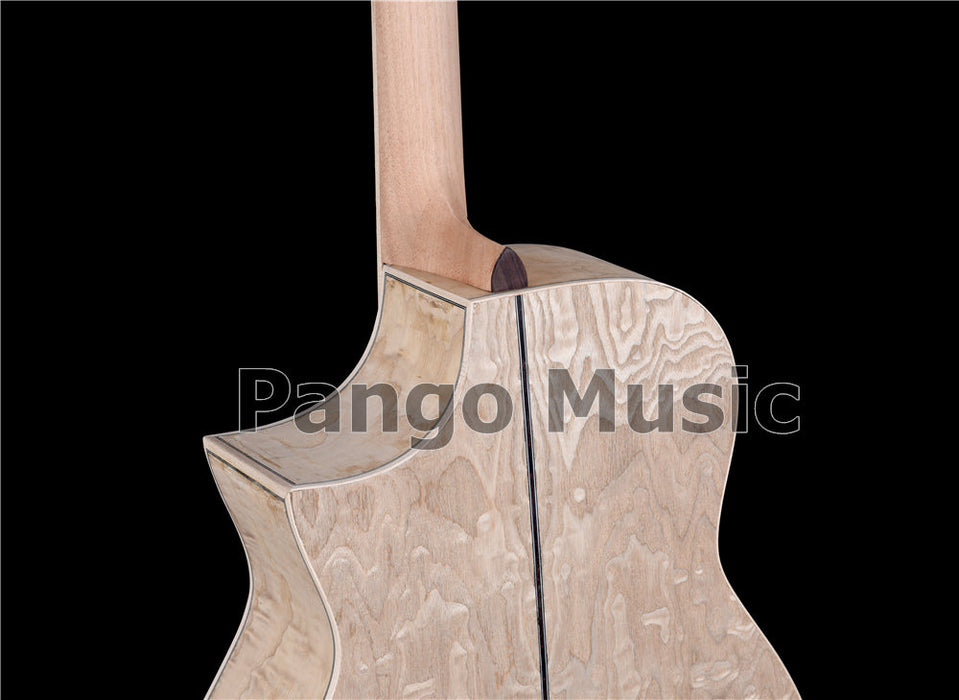 41 Inch Solid Spruce Top DIY Acoustic Guitar Kit with Ash Veneer (PFA-988)