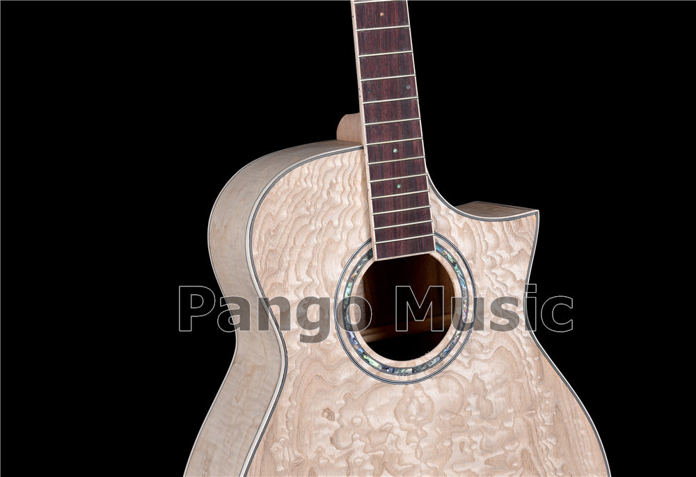 41 Inch Solid Spruce Top DIY Acoustic Guitar Kit with Ash Veneer (PFA-988)