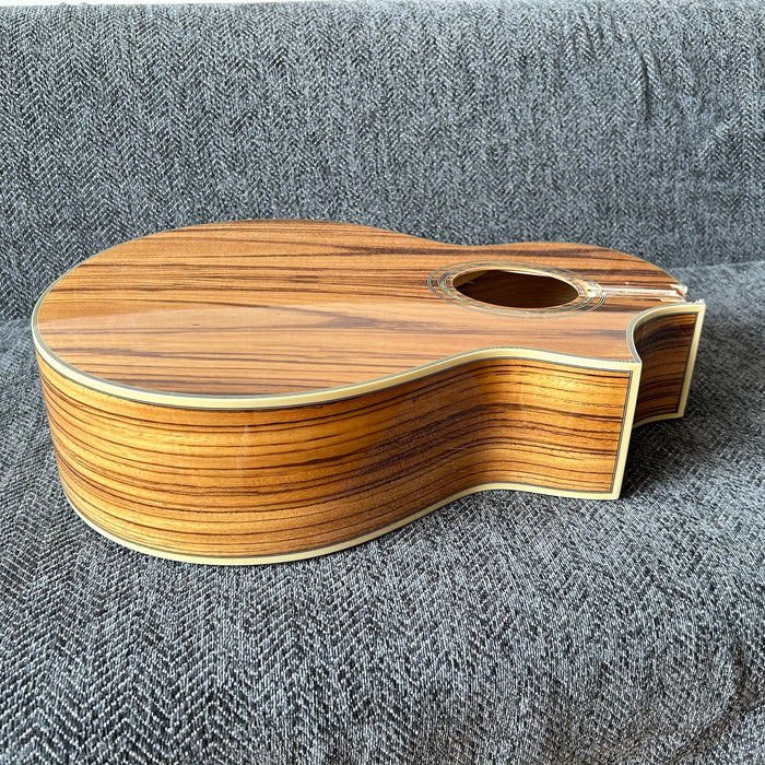 41 Inch Solid Spruce Top LEGO Style DIY Acoustic Guitar with Painting (PHT-003)