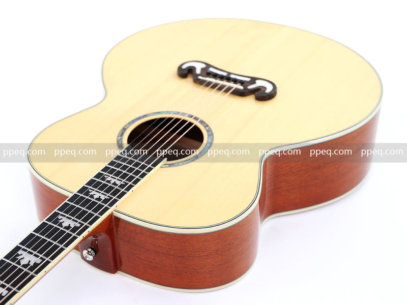 42-Inch Solid Spruce Top Glossy Finish Acoustic Guitar (JY-42N)