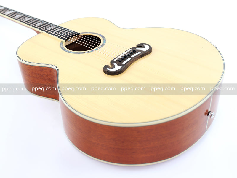 42-Inch Solid Spruce Top Glossy Finish Acoustic Guitar (JY-42N)