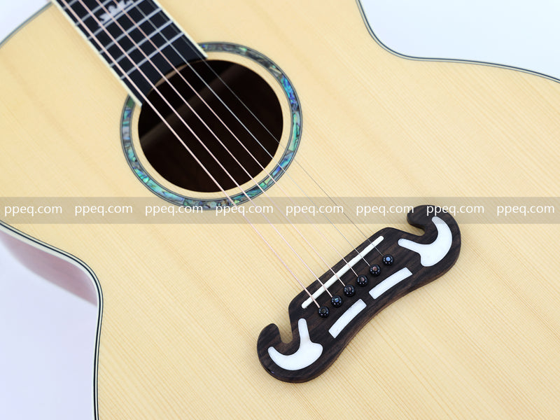 42-Inch Solid Spruce Top Glossy Finish Acoustic Guitar (JY-42N)