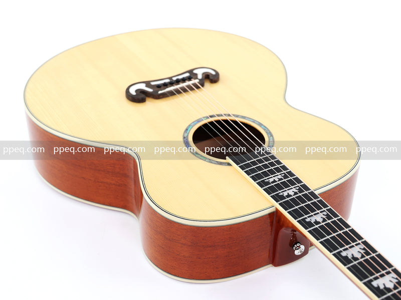 42-Inch Solid Spruce Top Glossy Finish Acoustic Guitar (JY-42N)