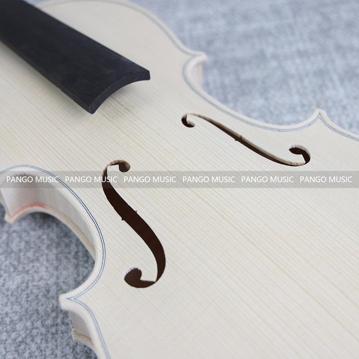 4/4 Solid Spruce Top/ Italy Solid Flamed Maple Back & Sides DIY Violin Kit (PVL-901)