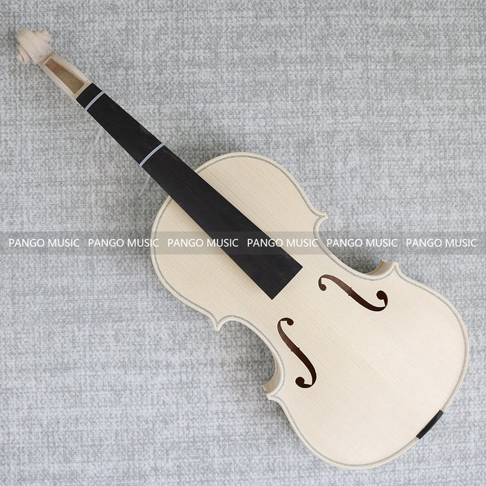 4/4 Solid Spruce Top/ Italy Solid Flamed Maple Back & Sides DIY Violin Kit (PVL-901)