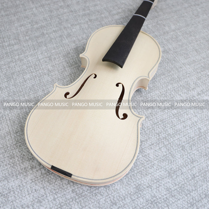 4/4 Solid Spruce Top/ Italy Solid Flamed Maple Back & Sides DIY Violin Kit (PVL-901)