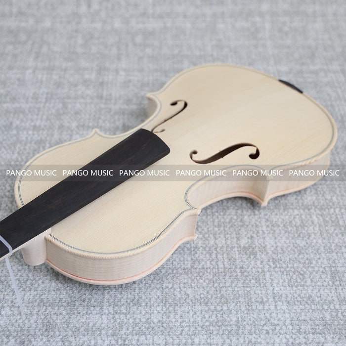 4/4 Solid Spruce Top/ Italy Solid Flamed Maple Back & Sides DIY Violin Kit (PVL-907)