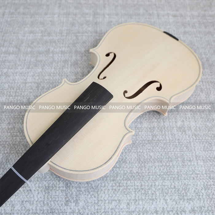 4/4 Solid Spruce Top/ Italy Solid Flamed Maple Back & Sides DIY Violin Kit (PVL-907)