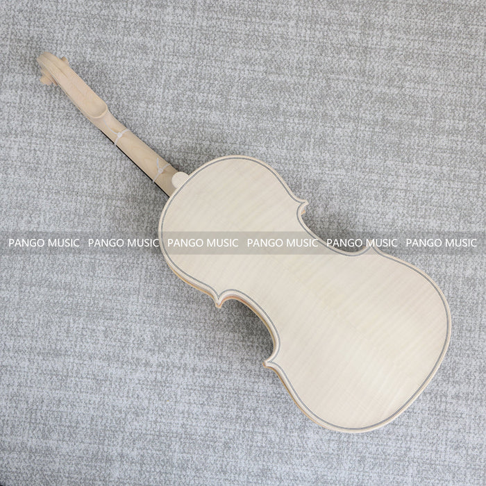 4/4 Solid Spruce Top/ Italy Solid Flamed Maple Back & Sides DIY Violin Kit (PVL-907)