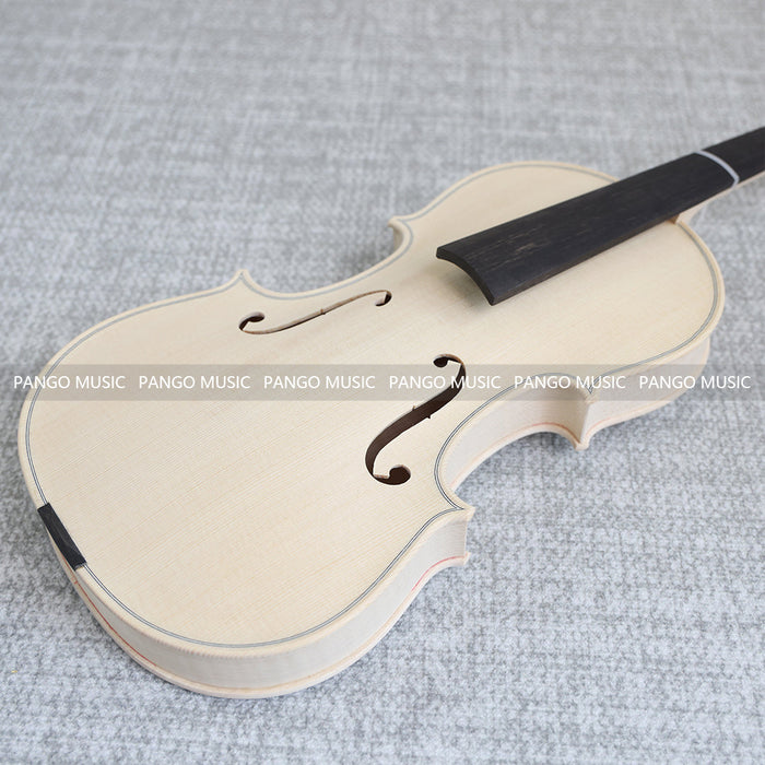 4/4 Solid Spruce Top/ Italy Solid Flamed Maple Back & Sides DIY Violin Kit (PVL-907)