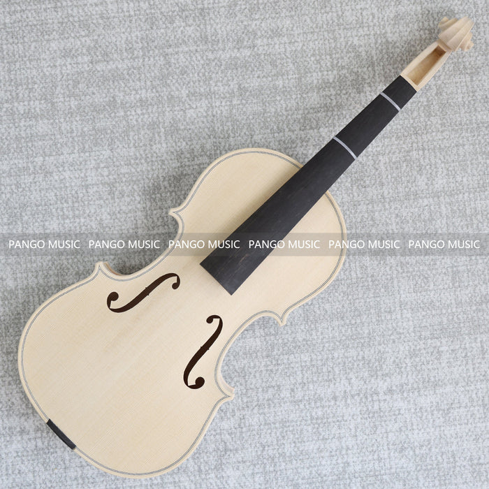 4/4 Solid Spruce Top/ Italy Solid Flamed Maple Back & Sides DIY Violin Kit (PVL-907)