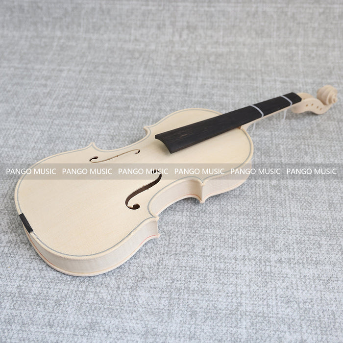 4/4 Solid Spruce Top/ Italy Solid Flamed Maple Back & Sides DIY Violin Kit (PVL-907)