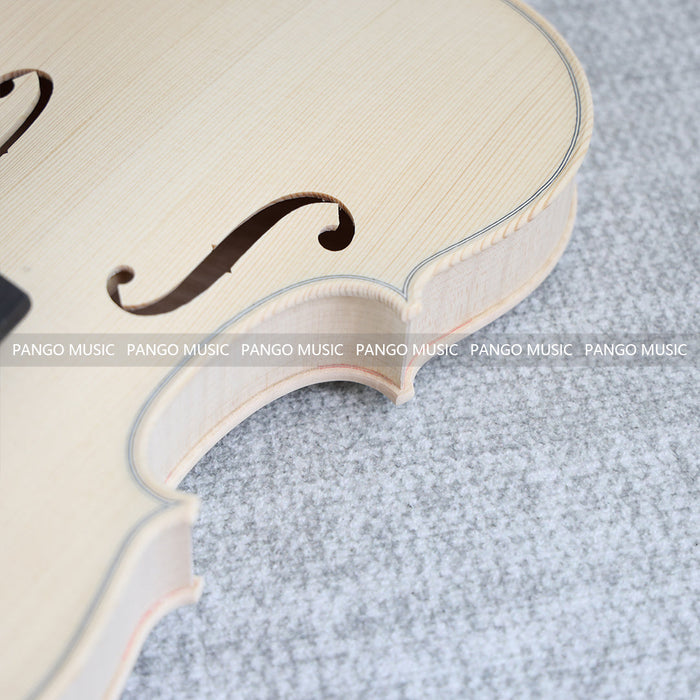 4/4 Solid Spruce Top/ Italy Solid Flamed Maple Back & Sides DIY Violin Kit (PVL-907)