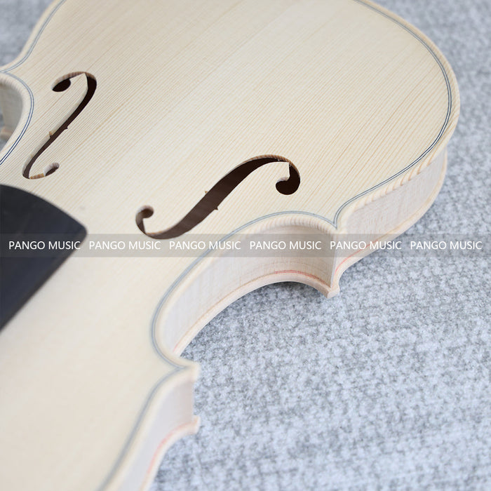 4/4 Solid Spruce Top/ Italy Solid Flamed Maple Back & Sides DIY Violin Kit (PVL-907)