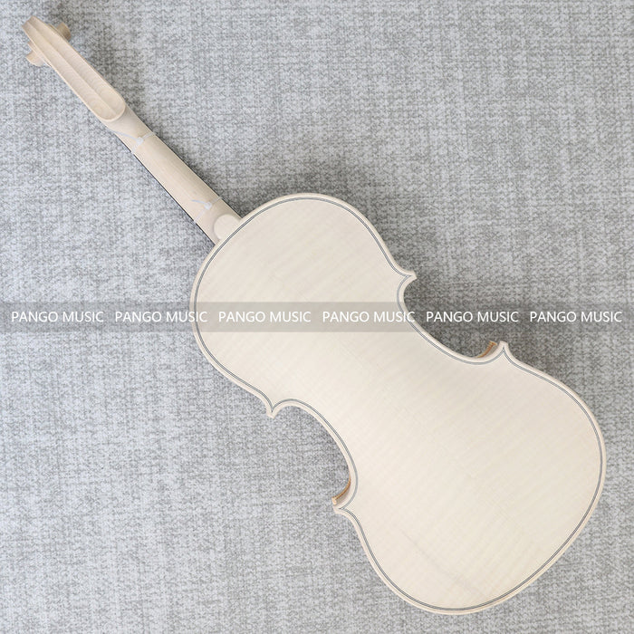 4/4 Solid Spruce Top/ Italy Solid Flamed Maple Back & Sides DIY Violin Kit (PVL-907)