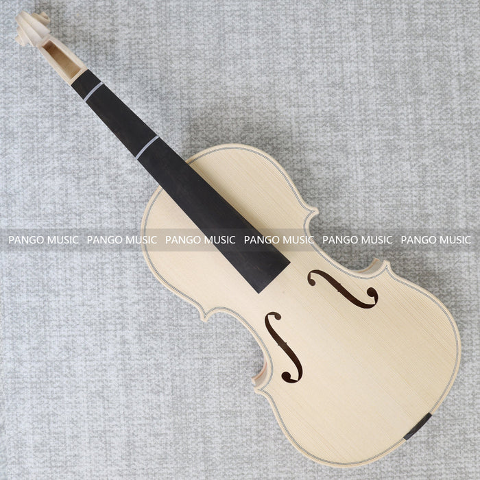 4/4 Solid Spruce Top/ Italy Solid Flamed Maple Back & Sides DIY Violin Kit (PVL-907)