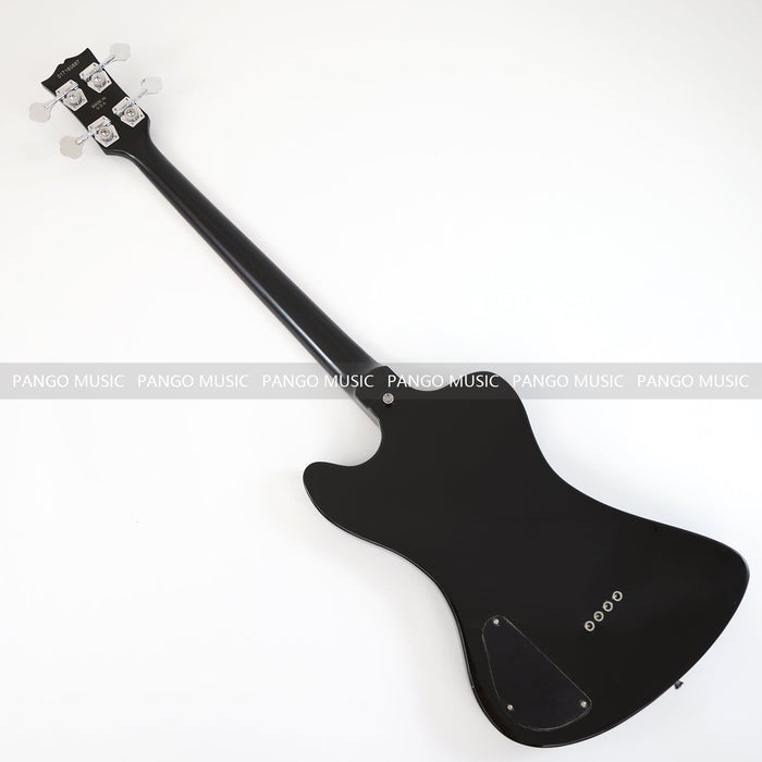 4 Strings All Black Electric Bass Guitar (GKS-077)