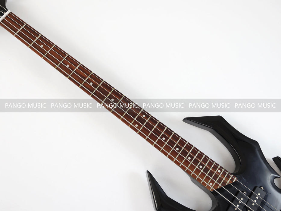 4 Strings All Black Electric Bass Guitar (GKS-085)