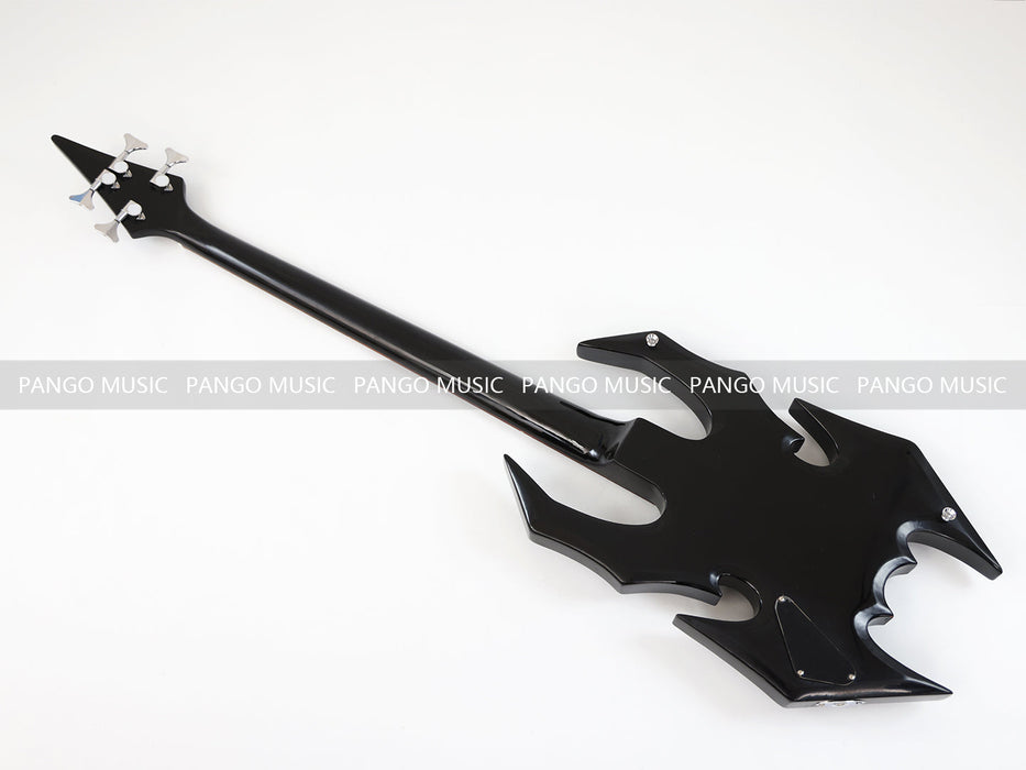 4 Strings All Black Electric Bass Guitar (GKS-085)