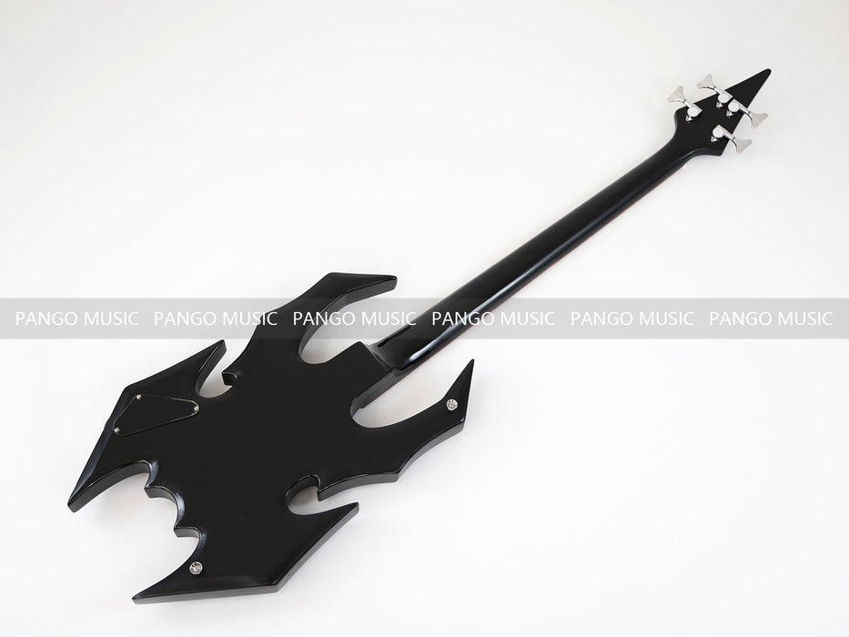 4 Strings All Black Electric Bass Guitar (GKS-085)