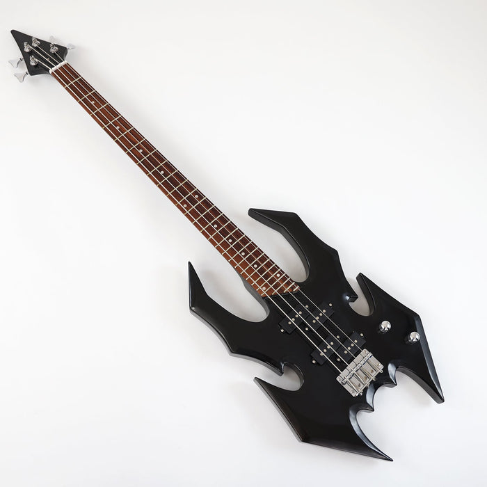 4 Strings All Black Electric Bass Guitar (GKS-085)