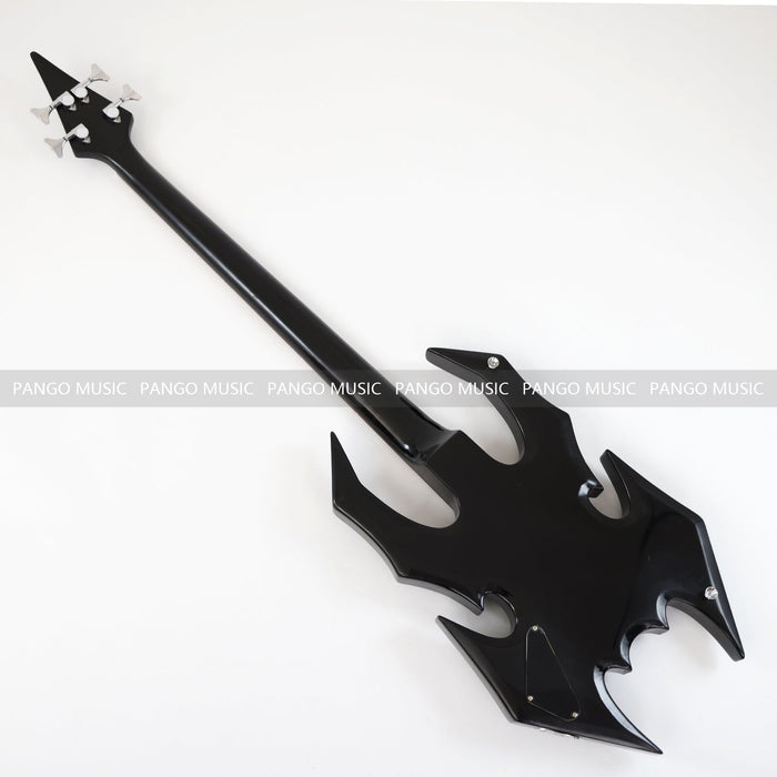 4 Strings All Black Electric Bass Guitar (GKS-085)