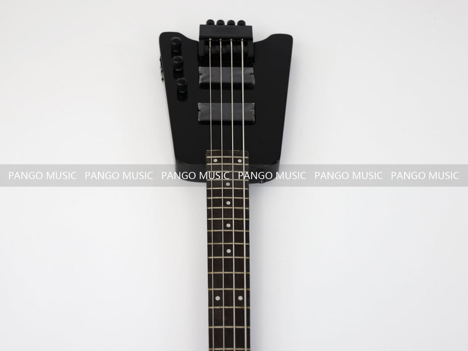 4 Strings All Black Headless Electric Bass Guitar (GKS-036)