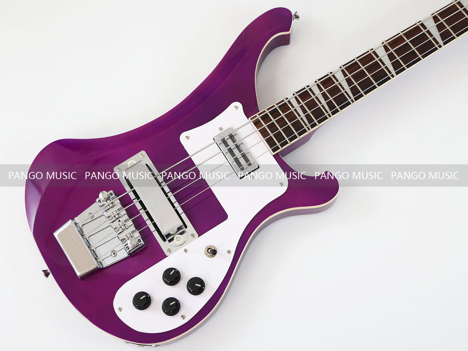 4 Strings All Purple Electric Bass Guitar (GKS-072)