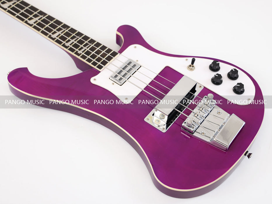 4 Strings All Purple Electric Bass Guitar (GKS-098)