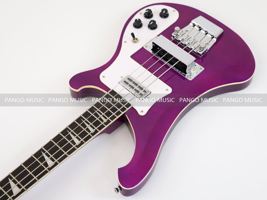 4 Strings All Purple Electric Bass Guitar (GKS-098)