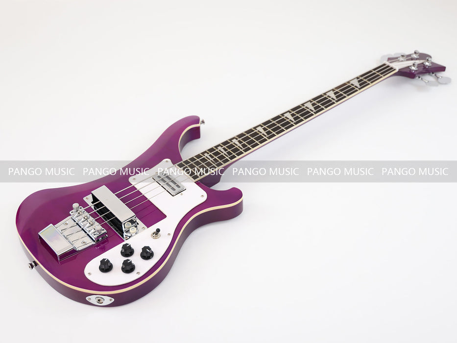 4 Strings All Purple Electric Bass Guitar (GKS-098)