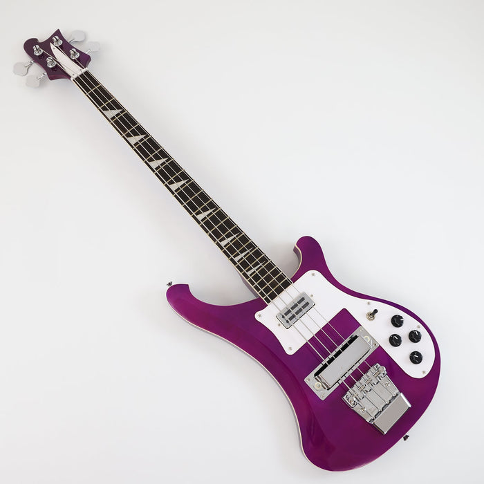 4 Strings All Purple Electric Bass Guitar (GKS-098)