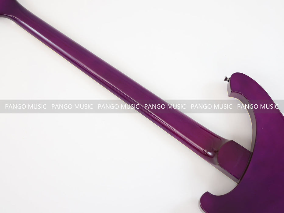 4 Strings All Purple Electric Bass Guitar (GKS-098)