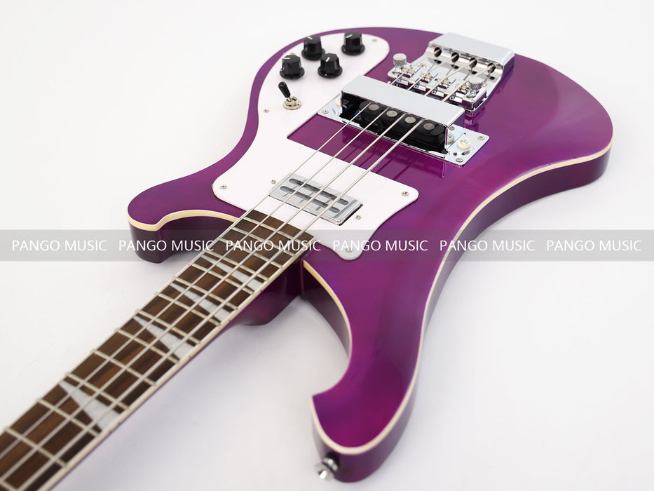 4 Strings All Purple Electric Bass Guitar (GKS-126)