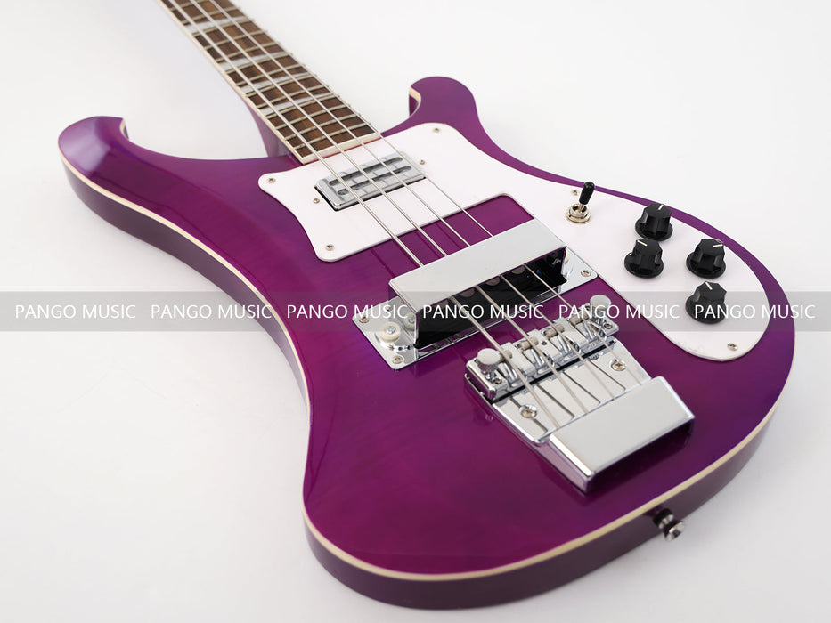 4 Strings All Purple Electric Bass Guitar (GKS-126)