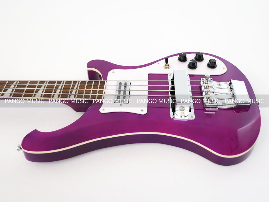 4 Strings All Purple Electric Bass Guitar (GKS-126)